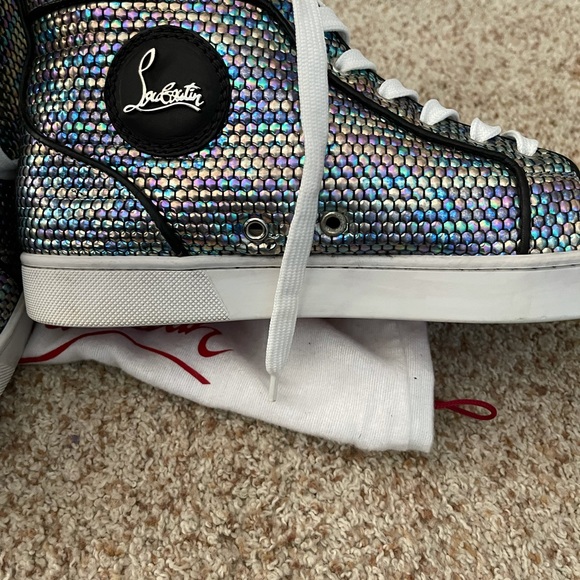 Rare Christian louboutin hightop sneakers 41.5 - Picture 5 of 14